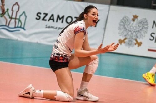 Radość Blanki Mikołajczak po udanej akcji