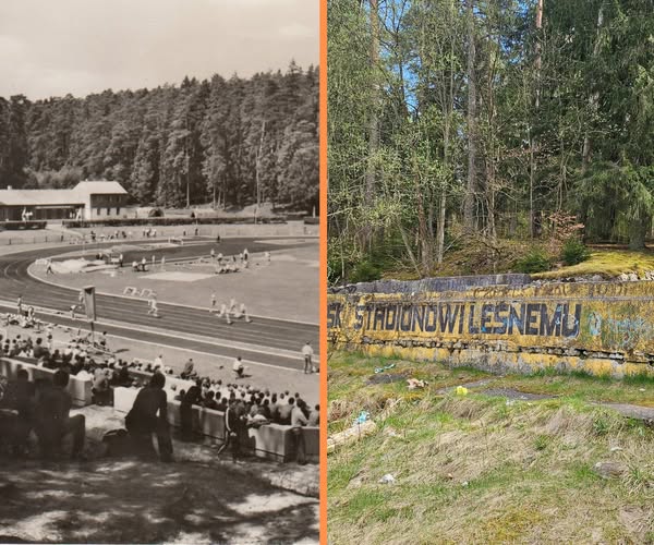 Stadion Leśny dawniej i dziś