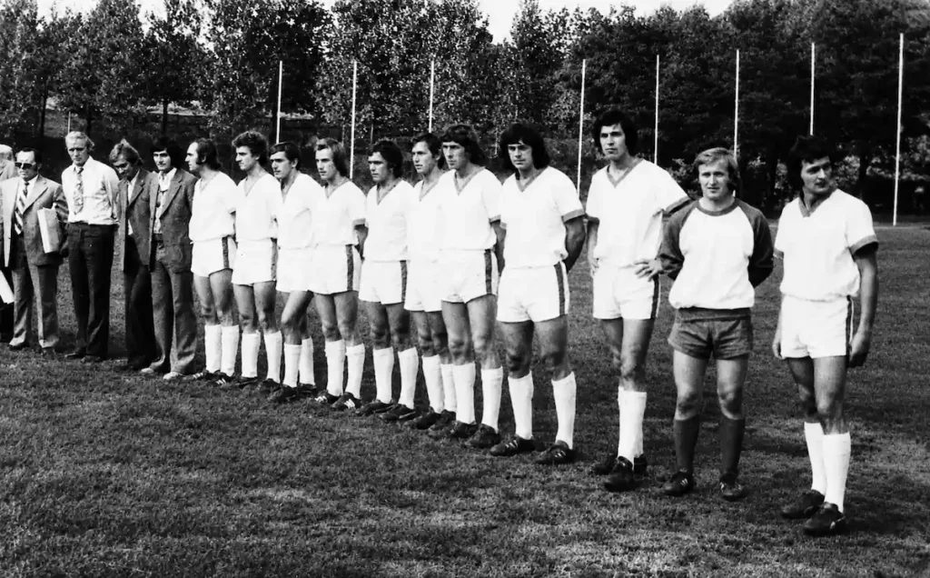 Drużyna Kani — seniorzy w 1977 r. 