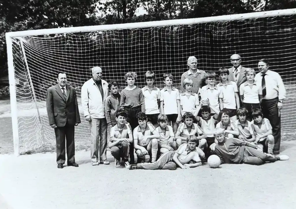 Drużyna trampkarzy w 1983 r. 