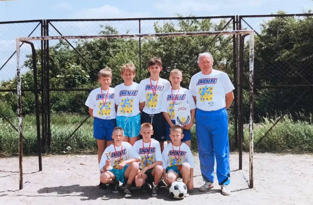 Drużyna mistrzów województwa leszczyńskiego, rocznik 1994/95