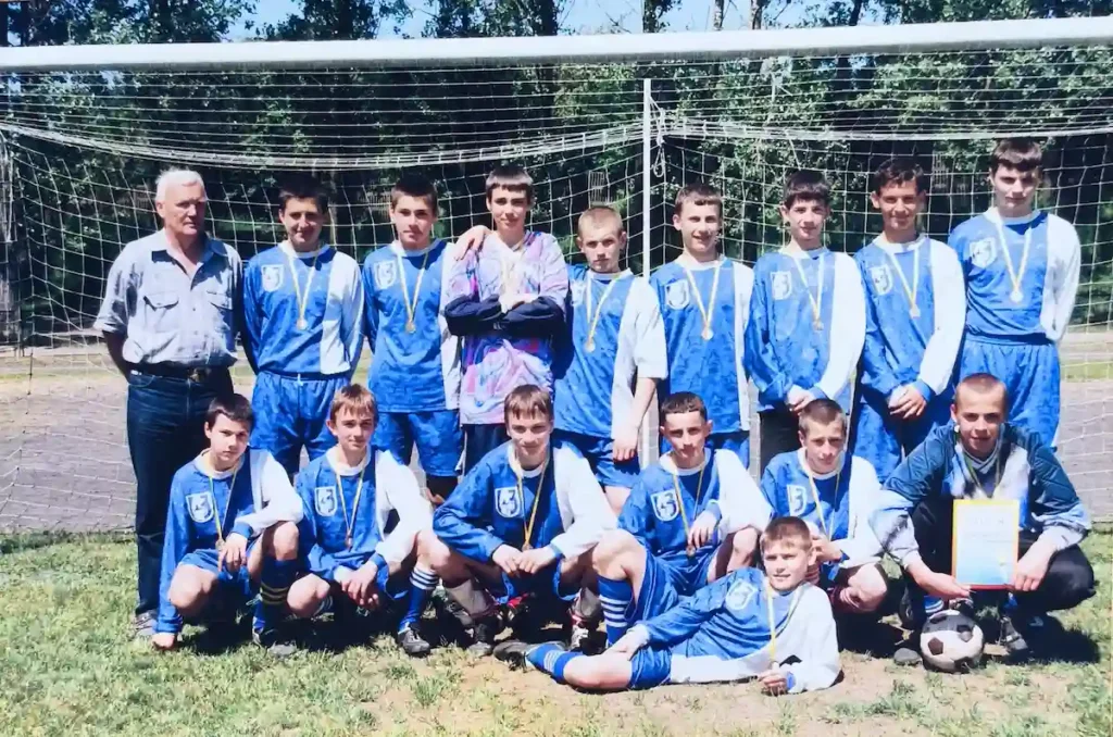Drużyna juniorów młodszych. Na zdjęciu m.in. Wojciech Kaczmarek, Sebastian Fechner