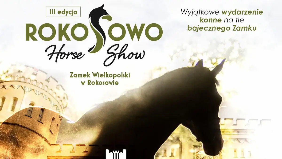 Fragment plakatu Horse Show w Rokosowie