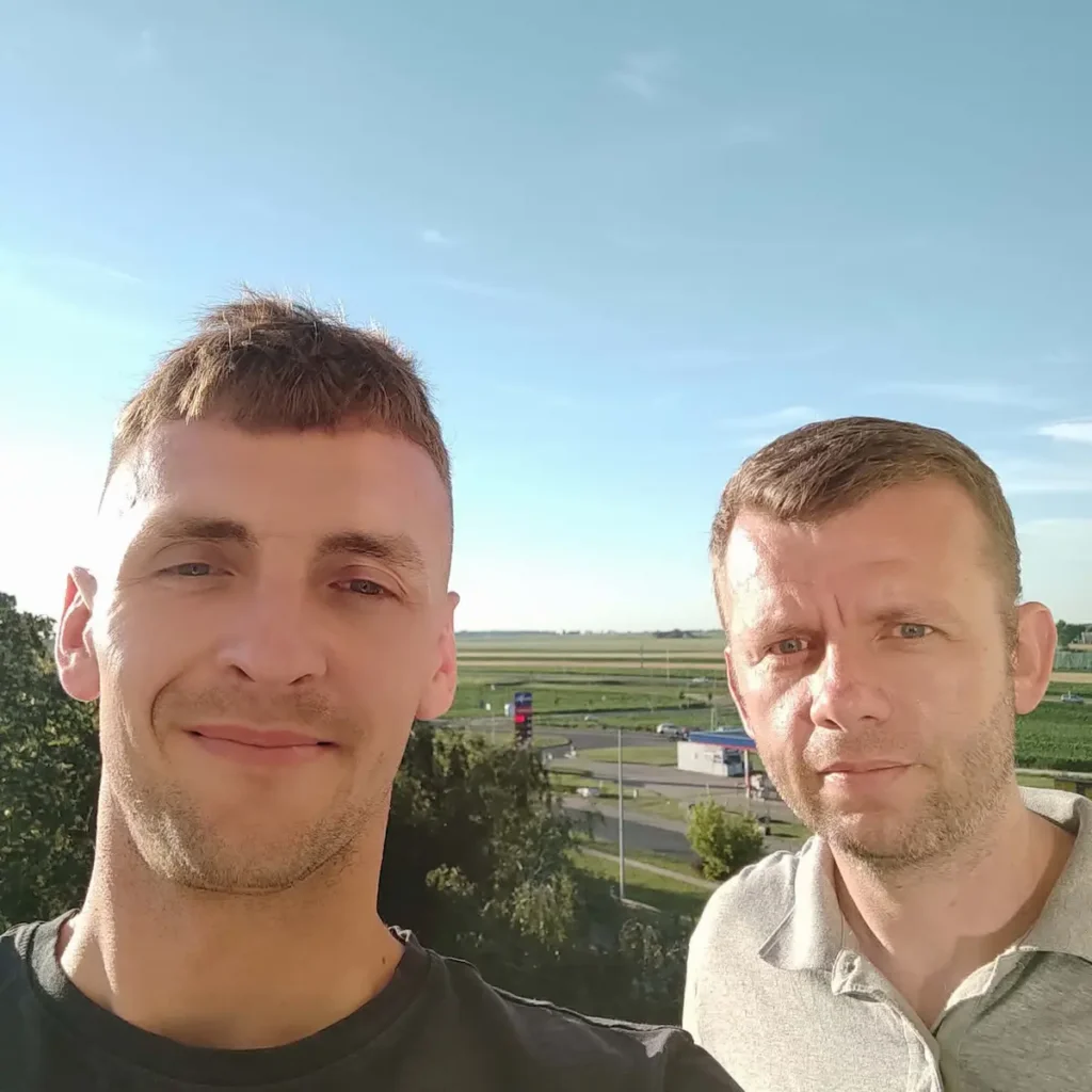 Damian Krzyżostaniak i Mirosław Prętkowski