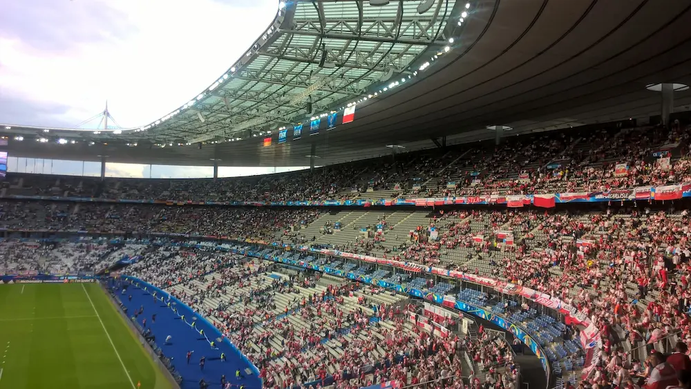 Trybuny na stadionie 