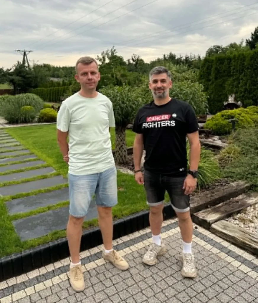 Robert Przewoźny z Mirkiem Prętkowskim