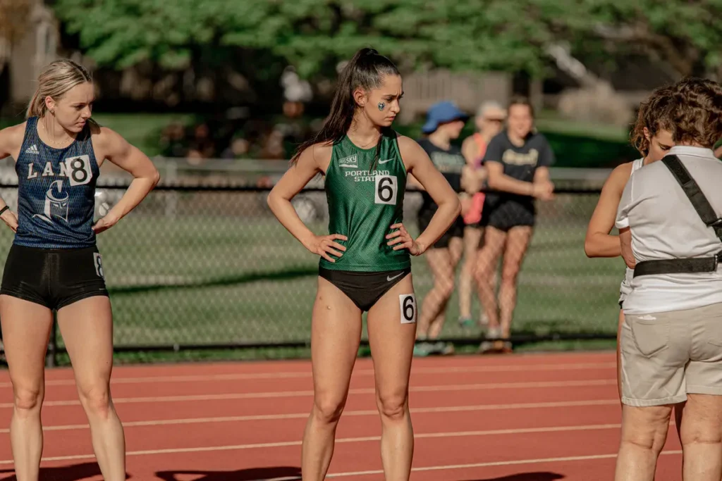Weronika Stańczak w koszulce Portland State